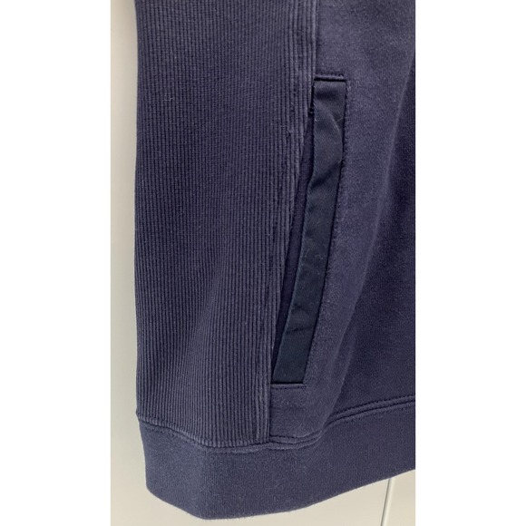 Joules Sweatshirt Womens US 8 Navy Beachy Snap Button Funnel Neck Pullover - Picture 7 of 12